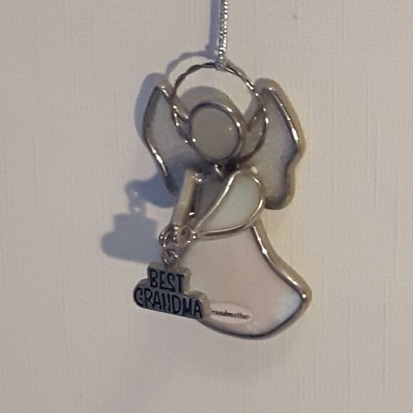 Stained Glass Angel Ornament Best Grandma - Picture 2 of 3